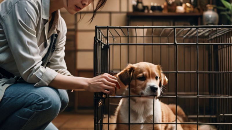 ケージに入れると怒る犬への効果的な対処法