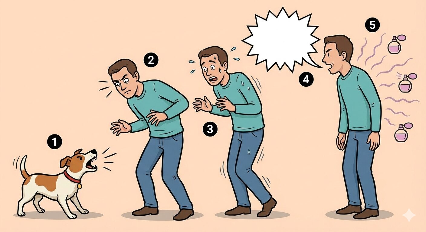 犬に吠えられる人に共通する5つの特徴