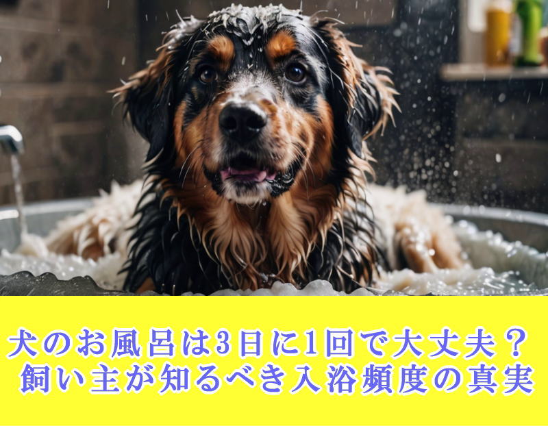 犬のお風呂は3日に1回で大丈夫？ 飼い主が知るべき入浴頻度の真実