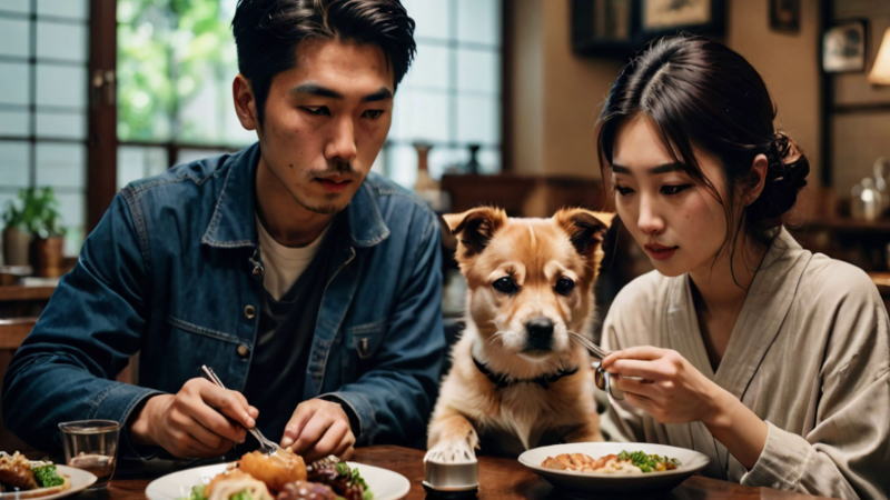 飼い主の食事中に犬が吠える理由とは？