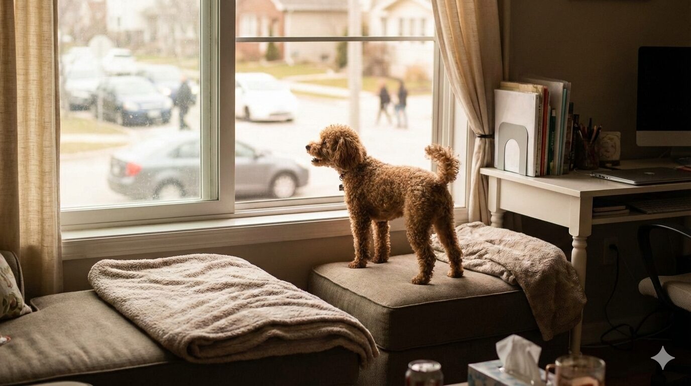 犬が留守番中に吠える原因とは?