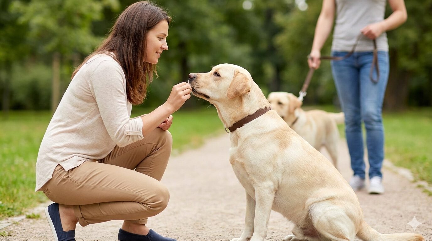 他の犬に吠えるのをやめさせる7つのテクニック