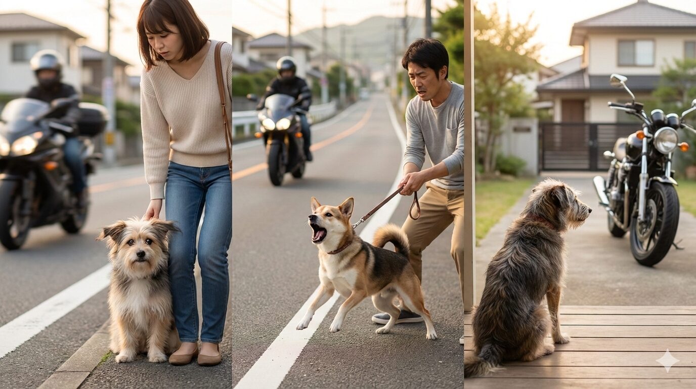 犬がバイクに吠える3つの理由