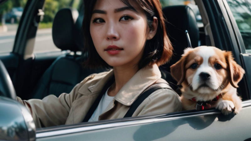 犬とドライブするとき車に毛をつけないようにするには？