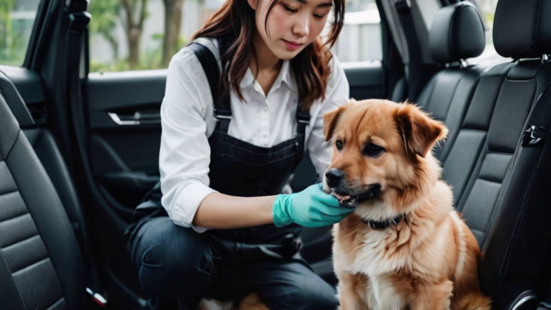 犬とのドライブで車内の毛を放置するとどうなる？