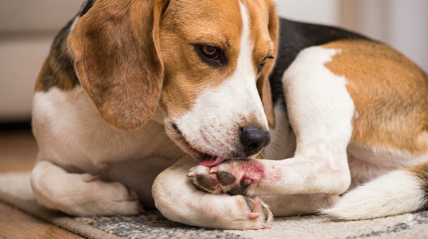 手をなめる犬に注意が必要なサイン