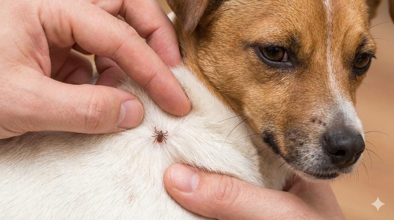 犬にダニを見つけたら絶対やってはいけないこと