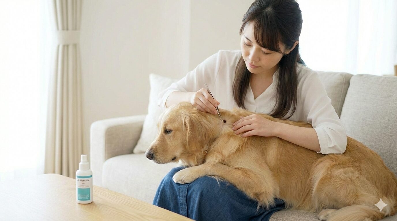 犬のダニを見つけたら実践する正しい除去方法
