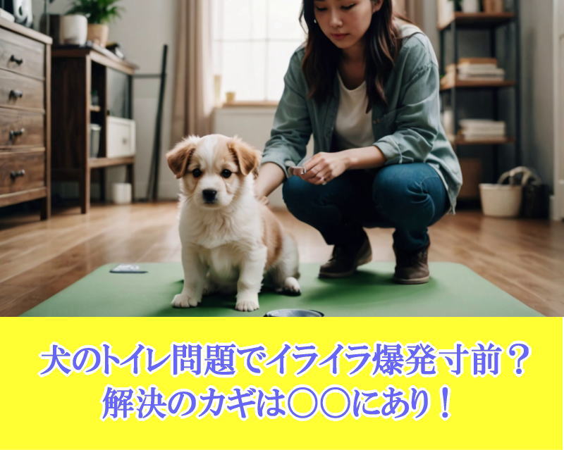 犬のトイレ問題でイライラ爆発寸前？解決のカギは〇〇にあり！