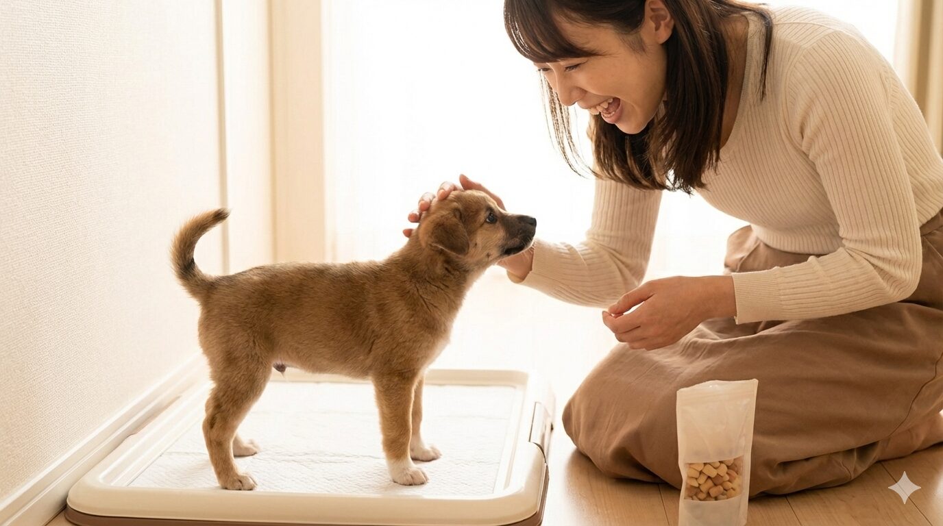 犬がトイレを覚えない時の成功トレーニング法