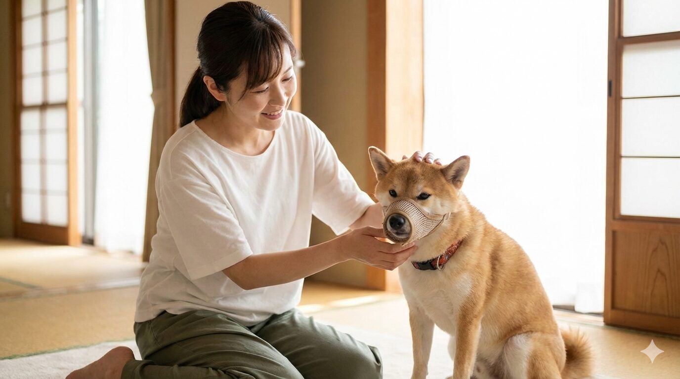 犬の無駄吠えに口輪は効果がある？