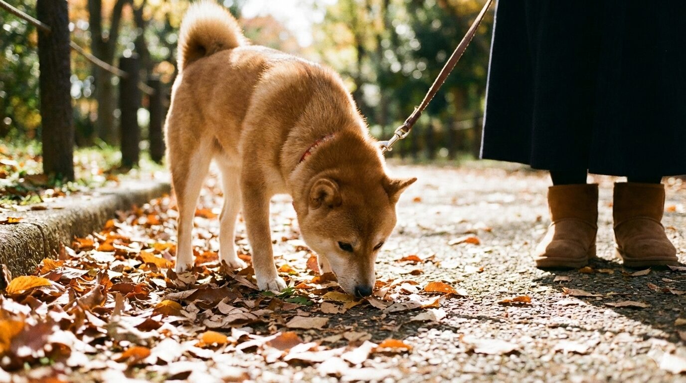 犬が散歩中に下ばかり見る理由とは？