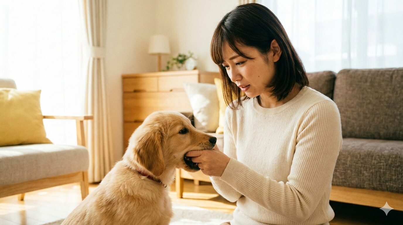 甘噛みをやめさせる方法の前に原因を知ろう