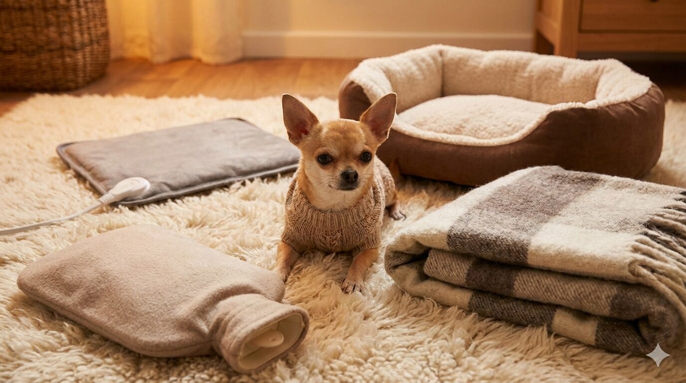 チワワと冬を暖房なしで過ごす寒さ対策5選