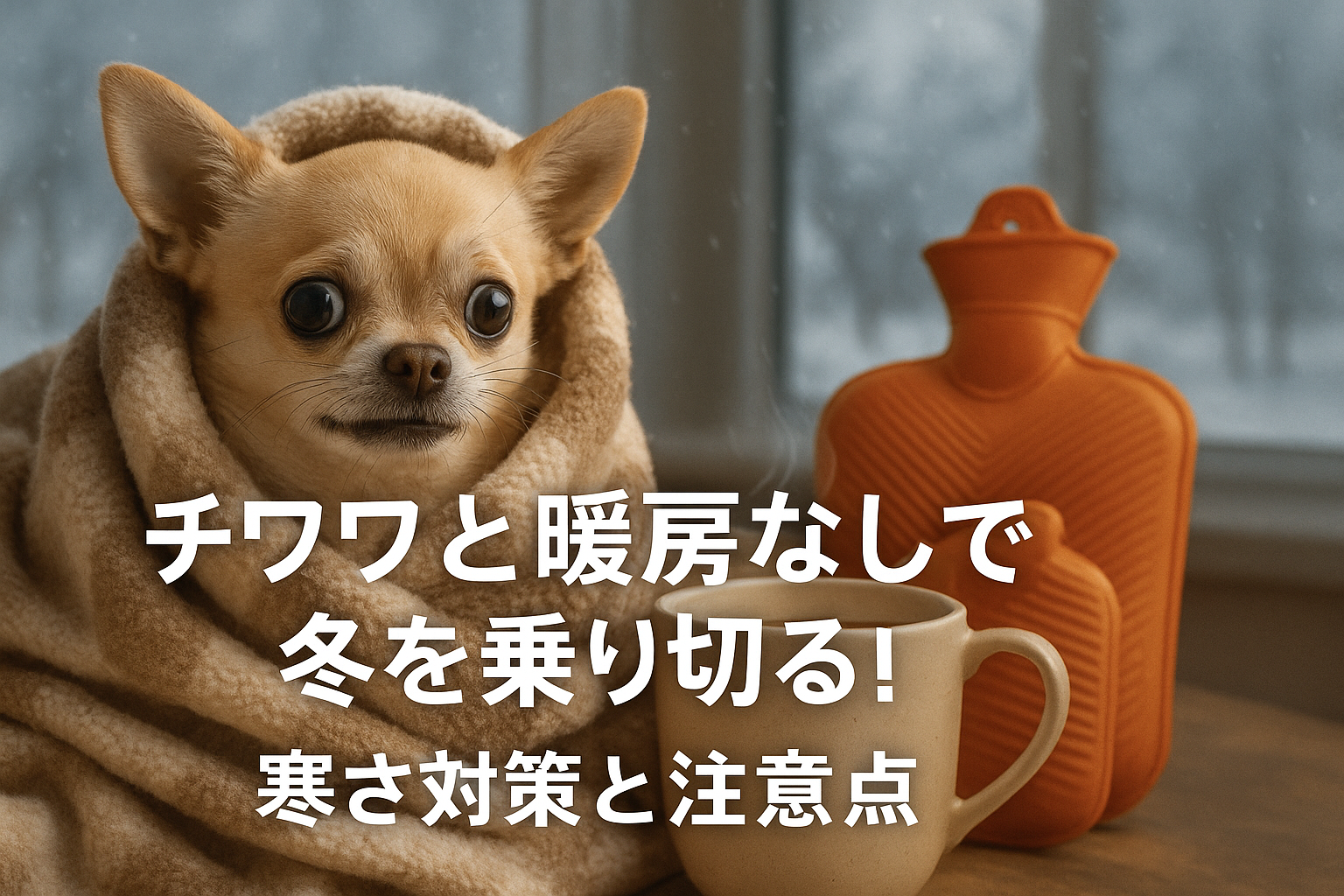 チワワと暖房なしで冬を乗り切る！寒さ対策と注意点