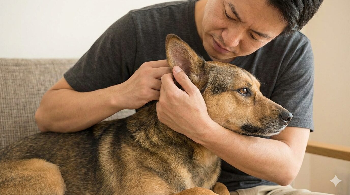 耳掃除でかみつく犬への安全なケア方法