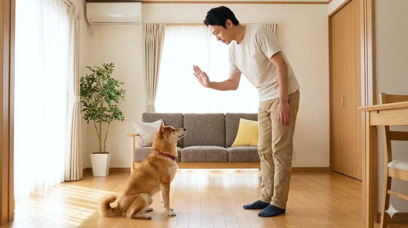 犬のマテコマンドの教え方・基本ステップ