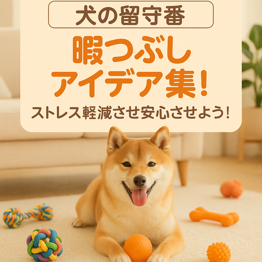 【犬の留守番】暇つぶしアイデア集！ストレス軽減させ安心させよう！