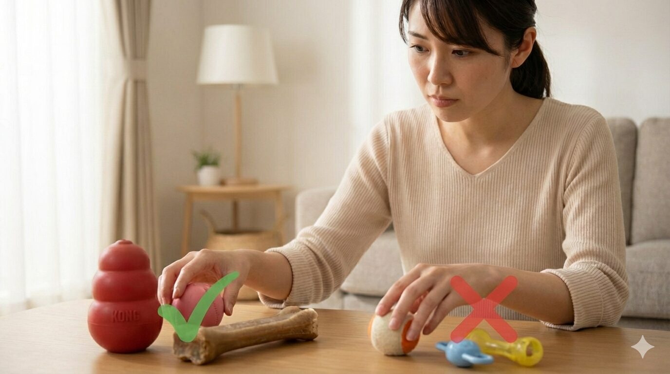 犬の留守番の暇つぶしで注意すべきこと