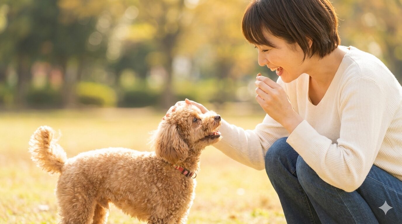 犬に簡単な芸を覚えやすくするコツ