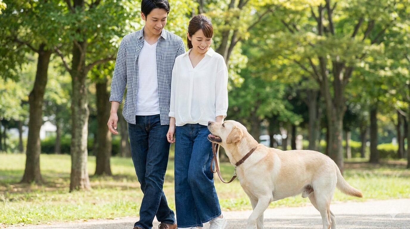 効果的な褒め方で犬の行動が変わる例