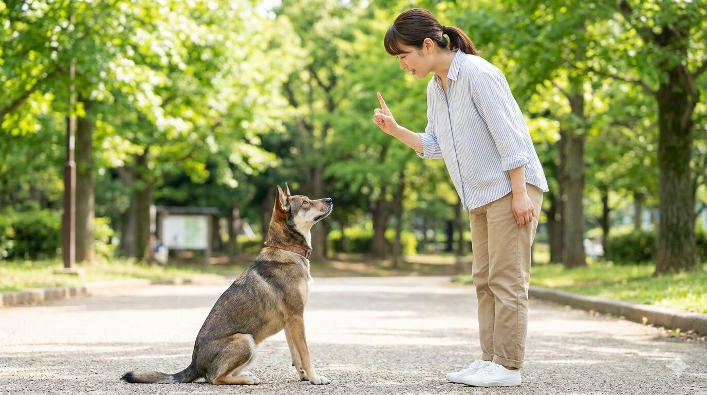 おすわりを覚えた後のステップアップ