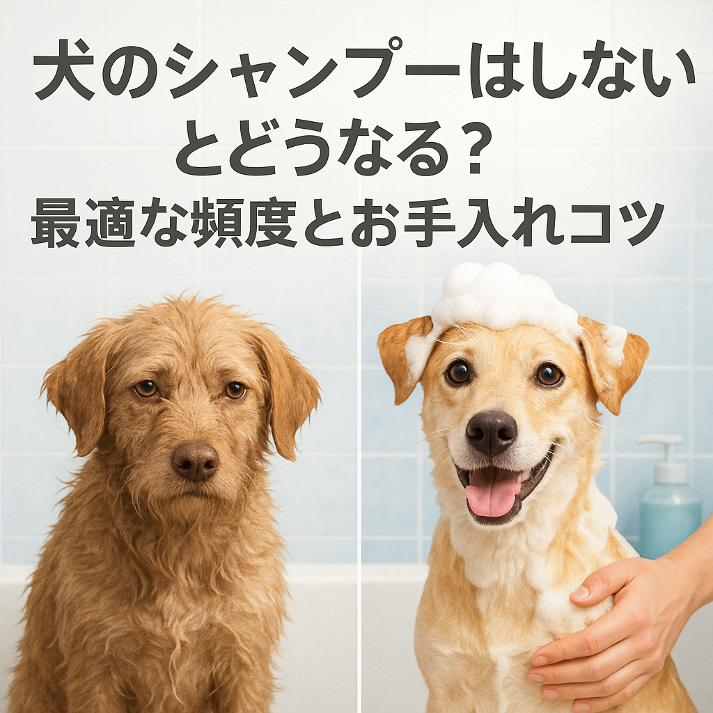 犬のシャンプーはしないとどうなる？最適な頻度とお手入れコツ
