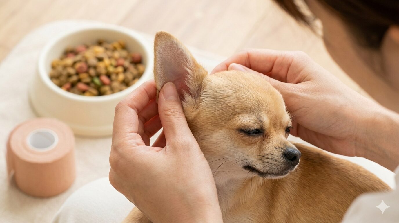 チワワの耳が立たない時の効果的なお手入れ方法