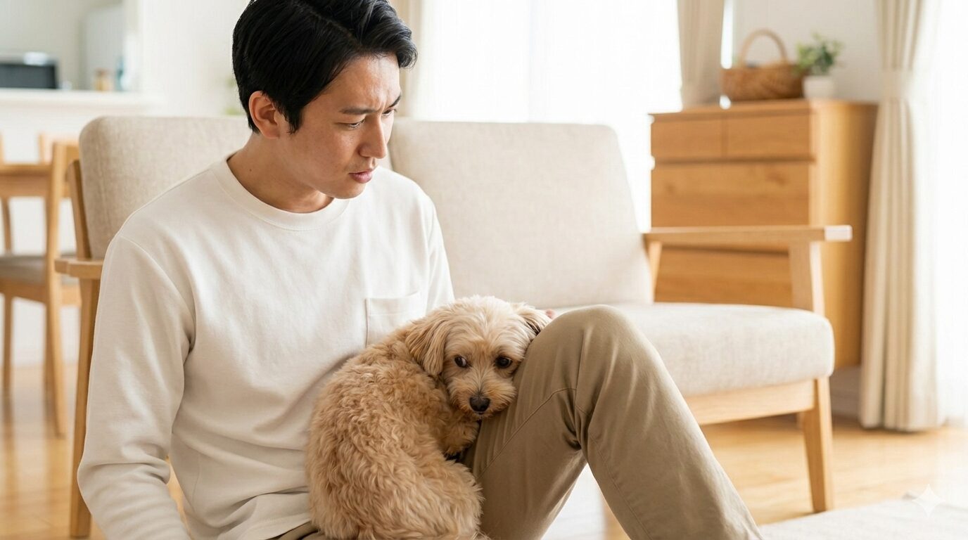 犬がいつもよりべったりする原因とは？