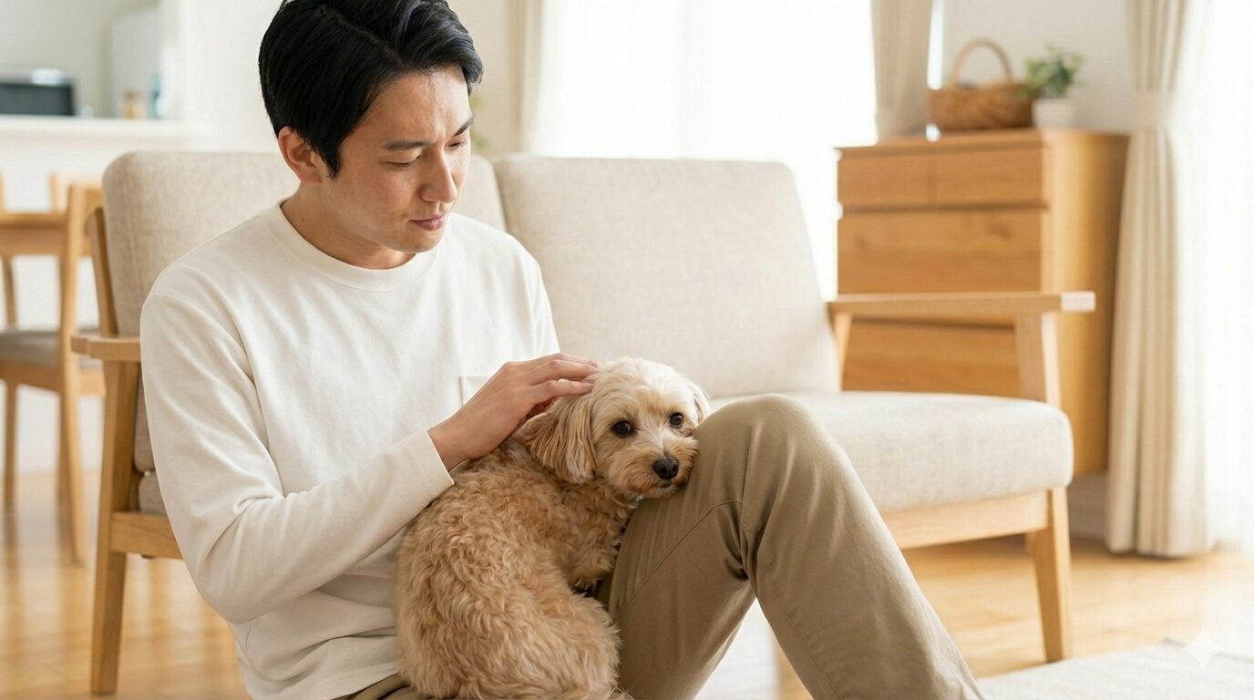 犬がいつもよりべったりする時の正しい接し方