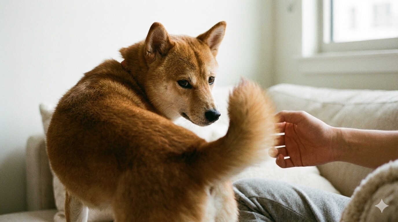 犬が尻尾を触ると怒る原因とは？