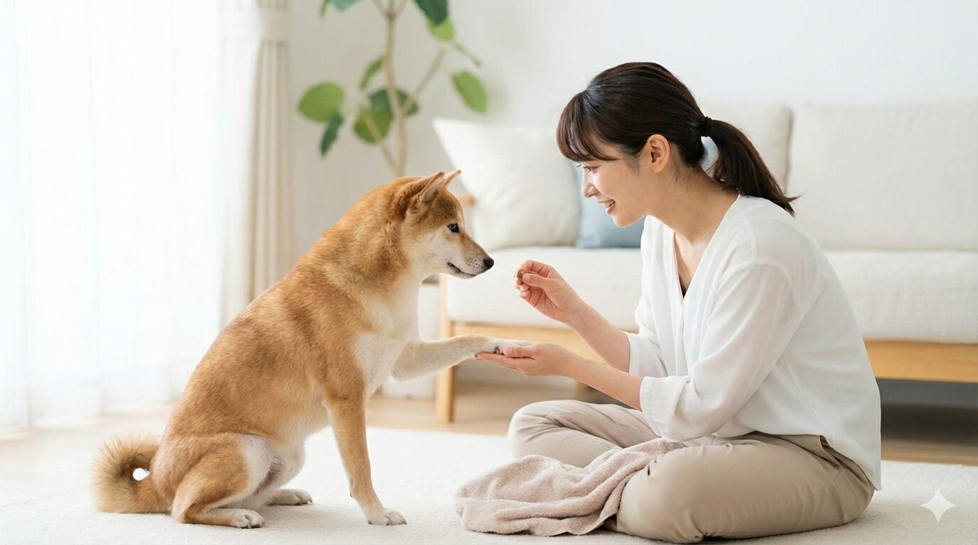 足拭きでの本気噛みを防ぐ正しい慣らし方
