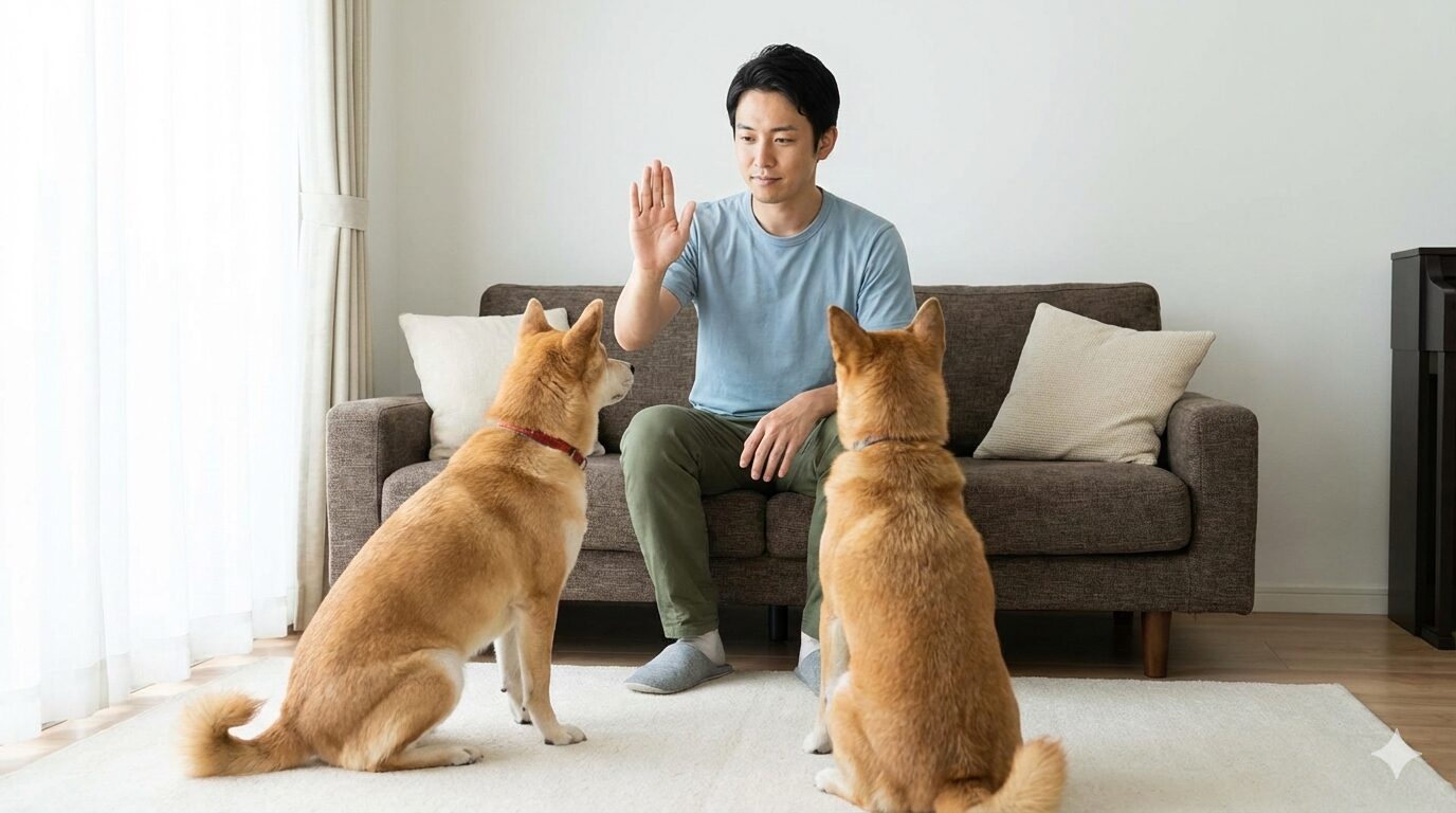 先住犬への攻撃をしつけで止める方法