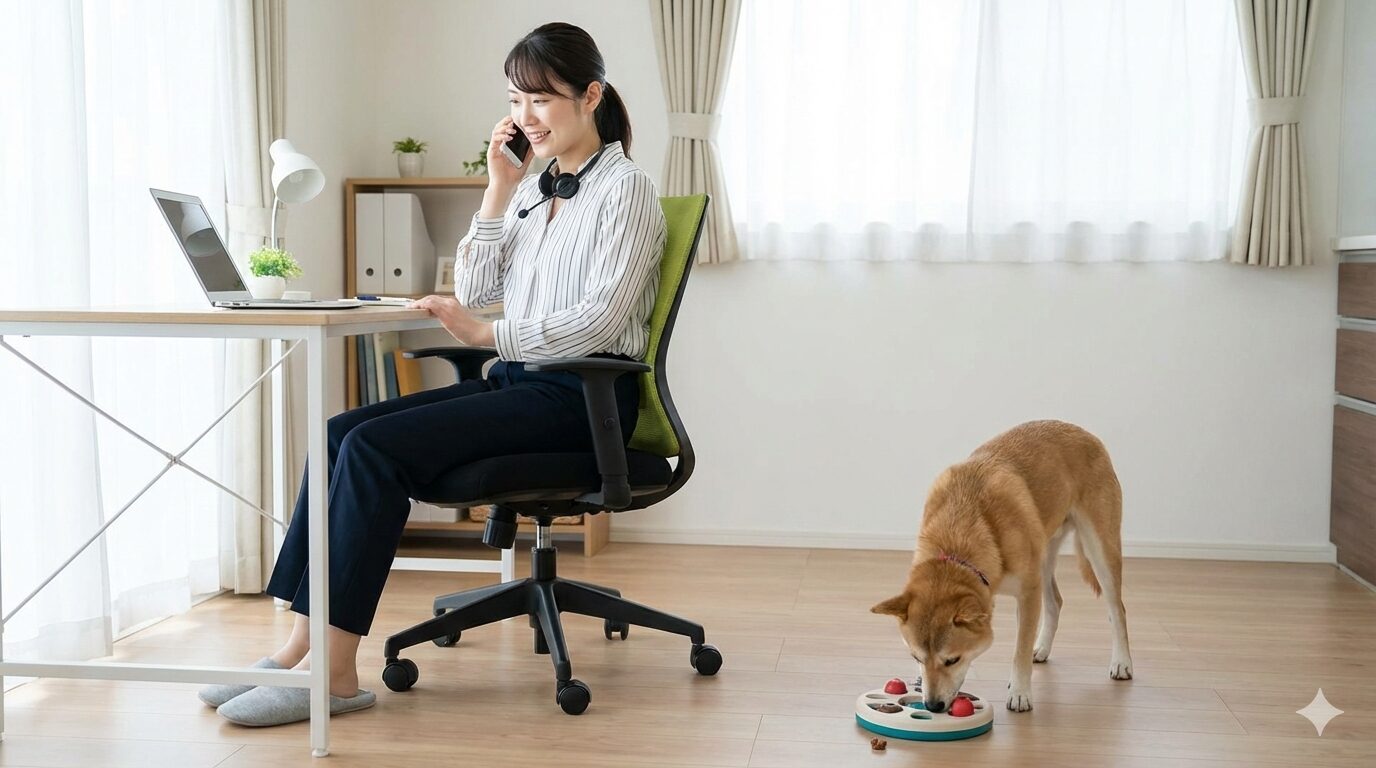 電話中に吠えるのをやめさせる対処法