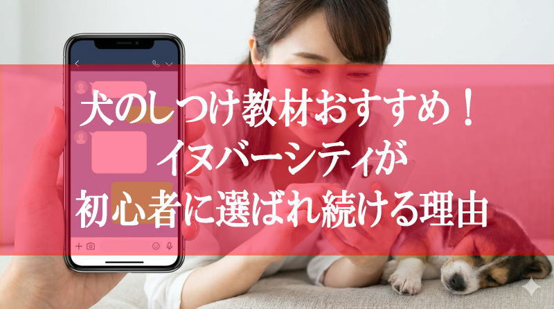 犬のしつけ教材おすすめはこれ！イヌバーシティが初心者に選ばれ続ける理由