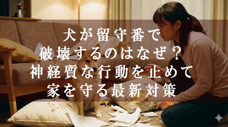 犬が留守番で破壊するのはなぜ？神経質な行動を止めて家を守る最新対策