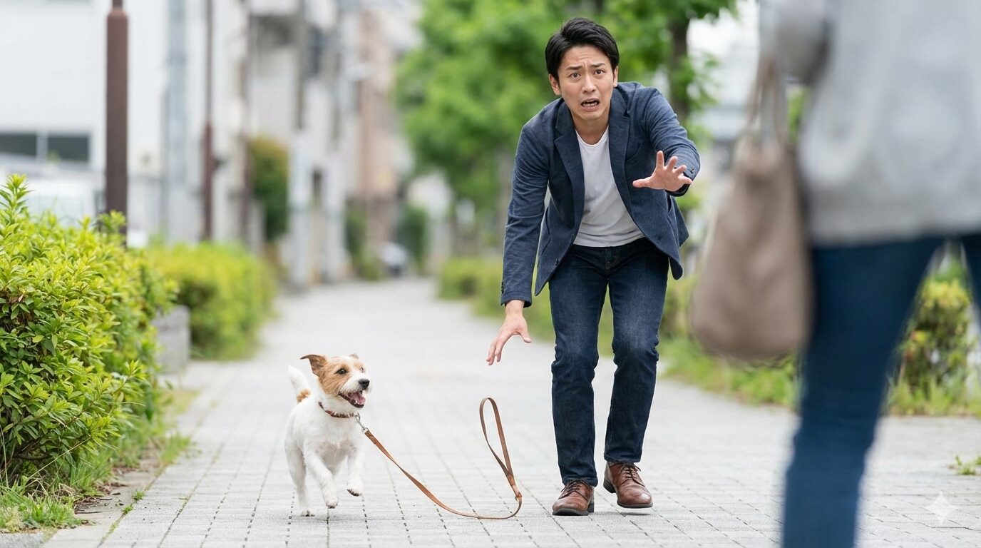 散歩で襲いかかる犬への絶対NG対応