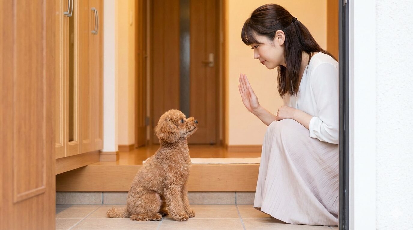 散歩の飛び出しをやめさせる段階的トレーニング法