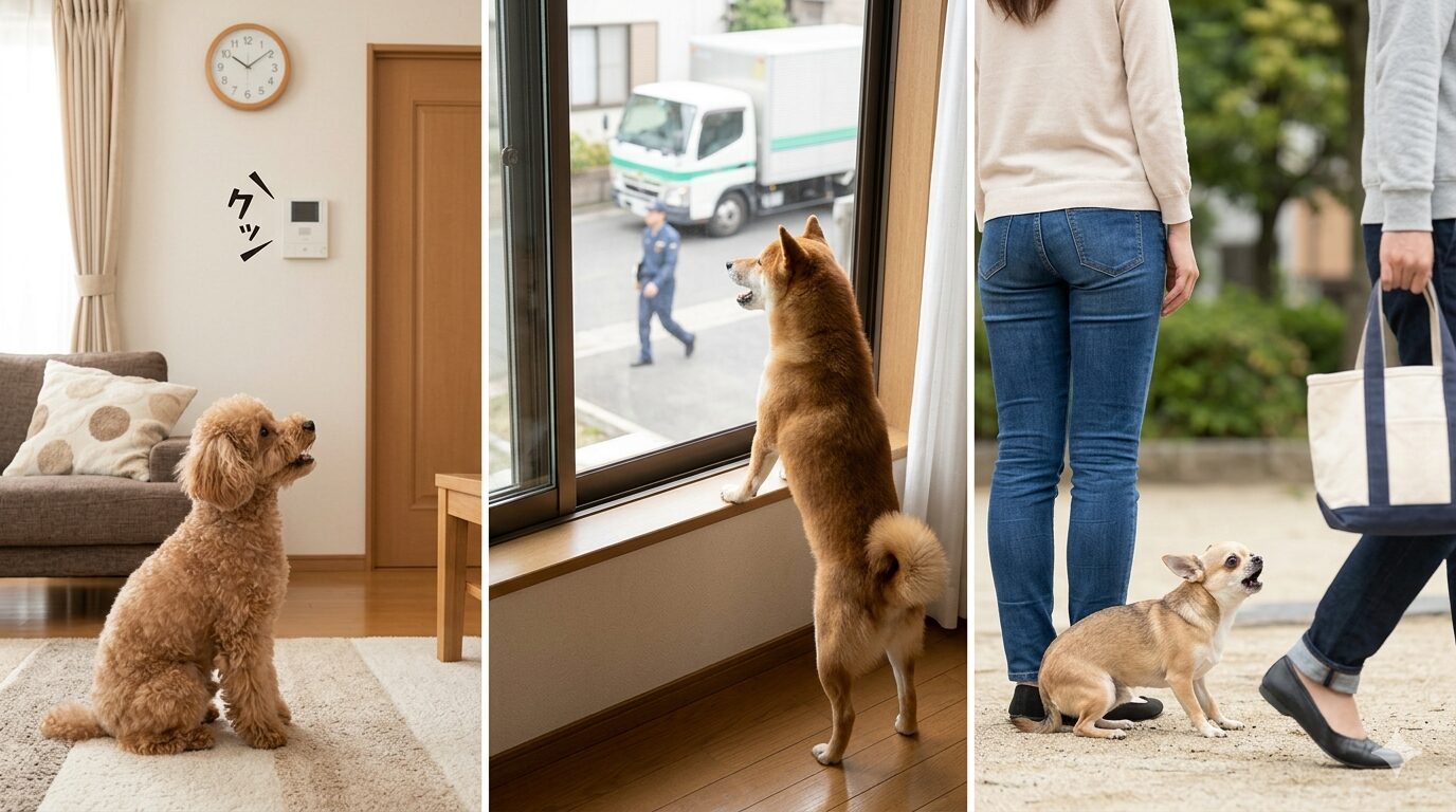 犬が宅急便の配達員に吠える・襲いかかる3つの原因