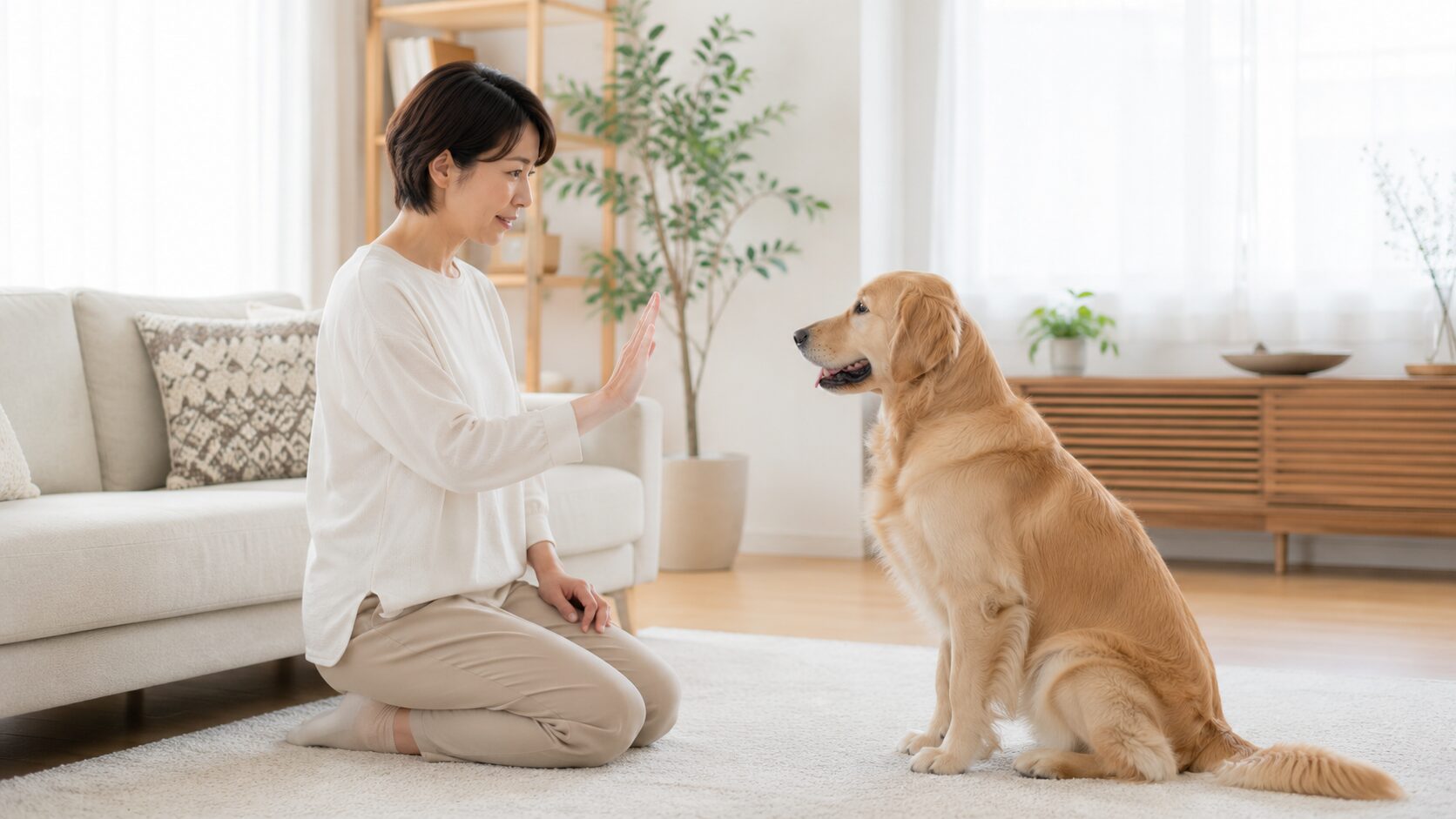 イヌバーシティの口コミで評価された飼い主と犬のしつけの実践場面