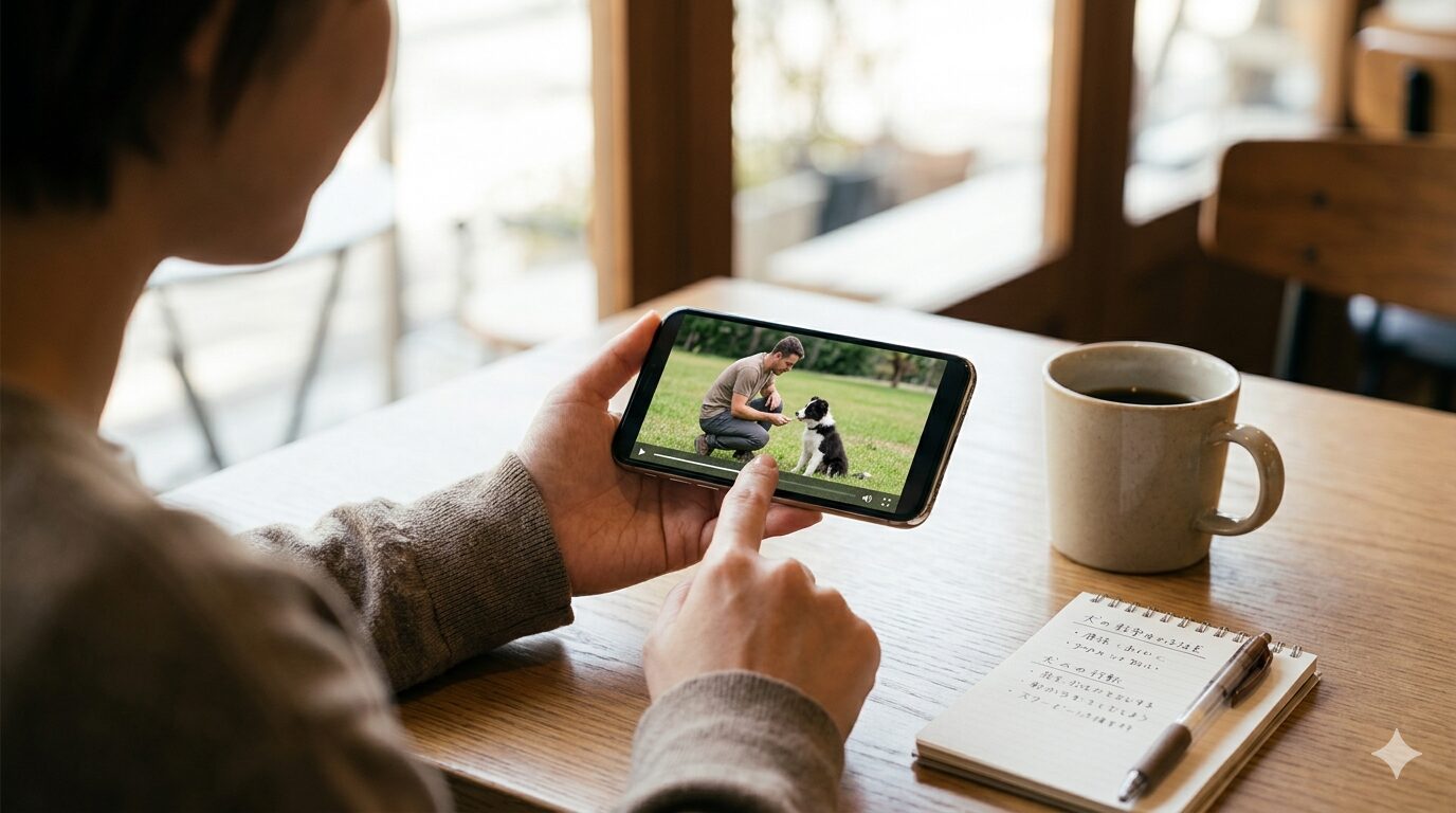 イヌバーシティのスマホでの使い方|操作性と視聴環境を確認