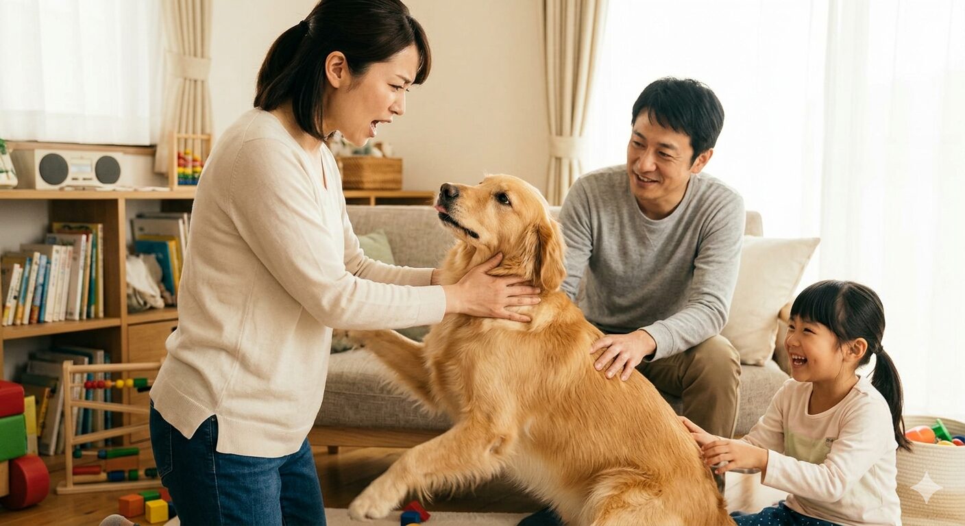 犬が舐めるのをやめさせると怒る場合にやりがちなNG対応3つ