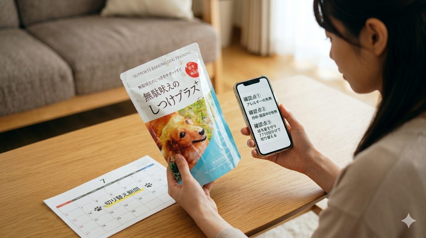 安心して与えるための3つの確認点と購入判断