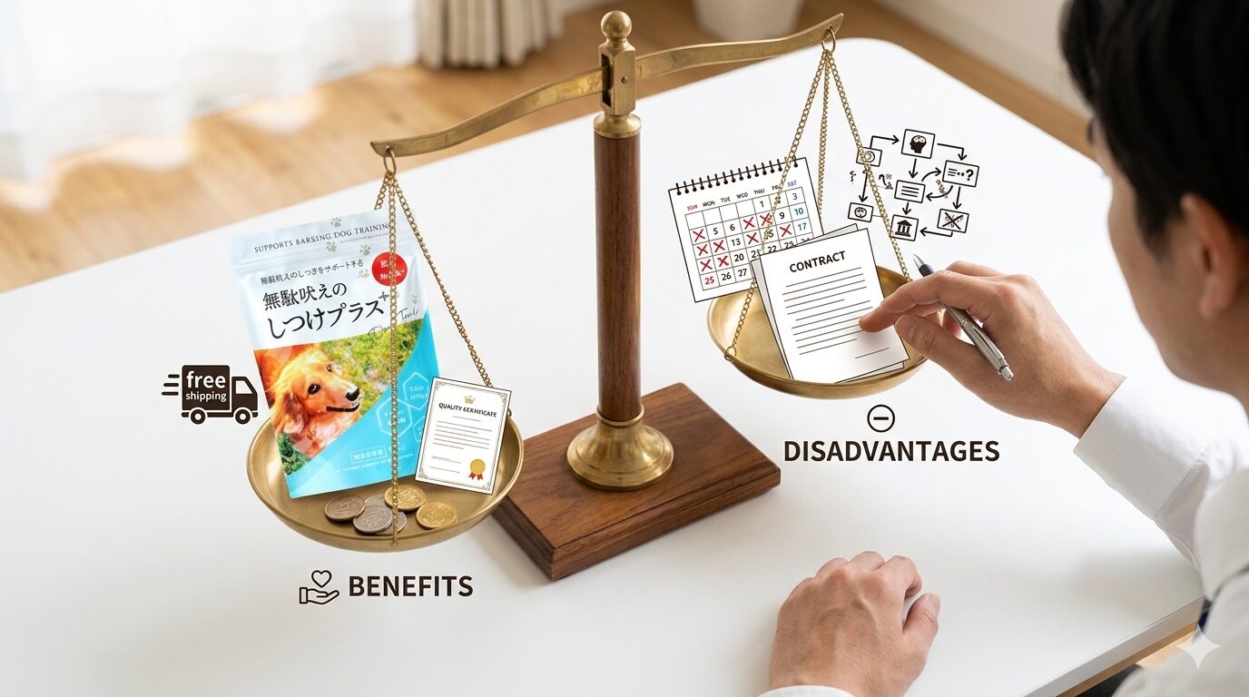 公式定期購入のメリットと正直なデメリット